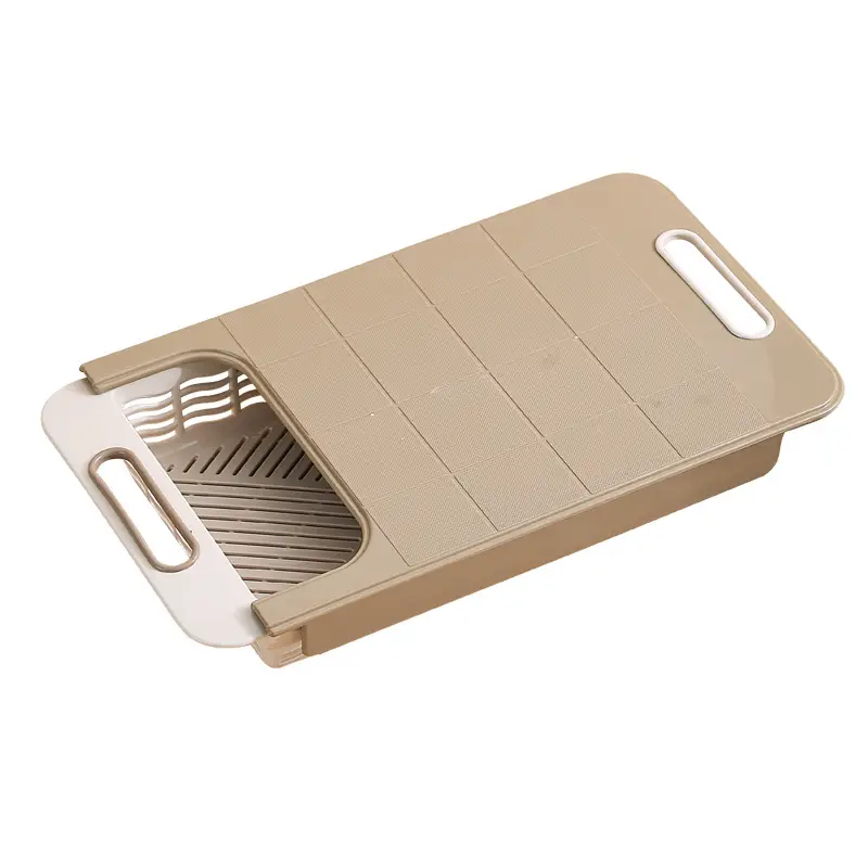 Retractable Multi-Functional Sink Cutting Board Plastic