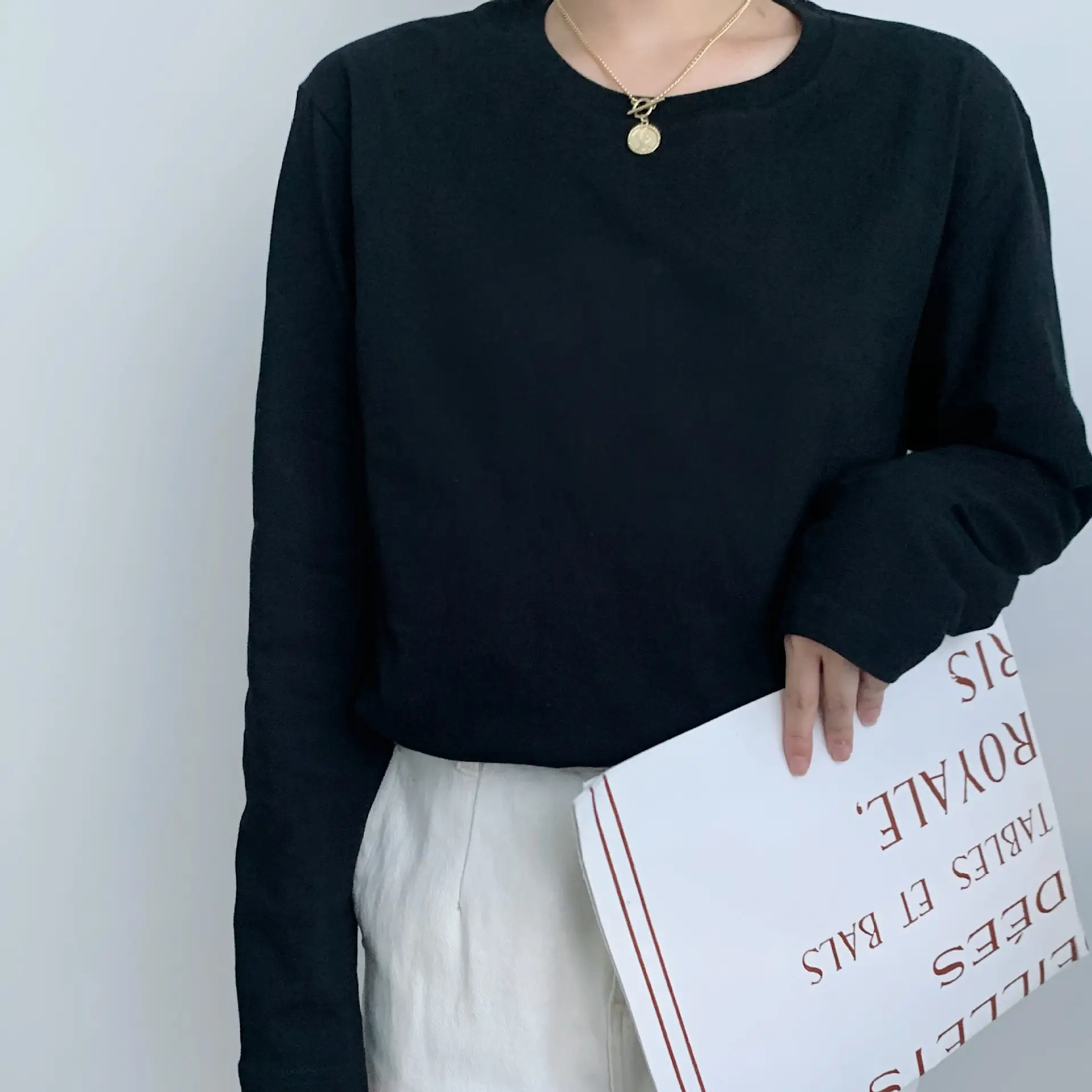 Women Black Huzi Tiger Graphic Long Sleeve T-Shirt 2022