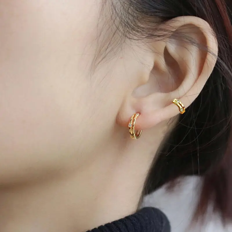 925 Silver Needle Ear Bells for Women with Pierced Ears - Image 8