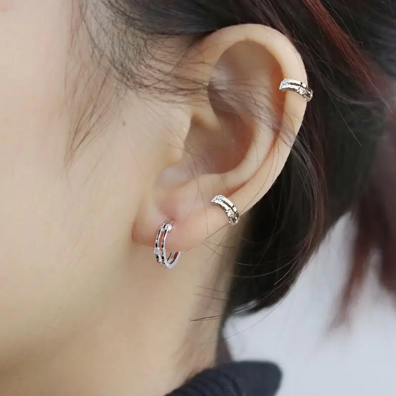 925 Silver Needle Ear Bells for Women with Pierced Ears — feature 32