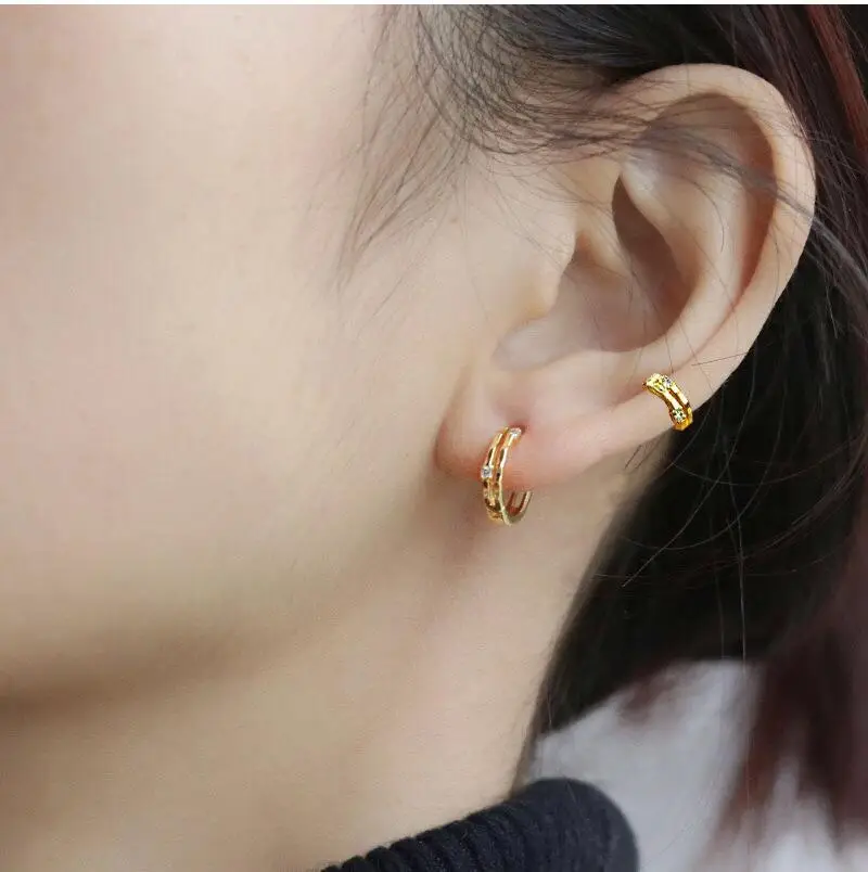 925 Silver Needle Ear Bells for Women with Pierced Ears — feature 34