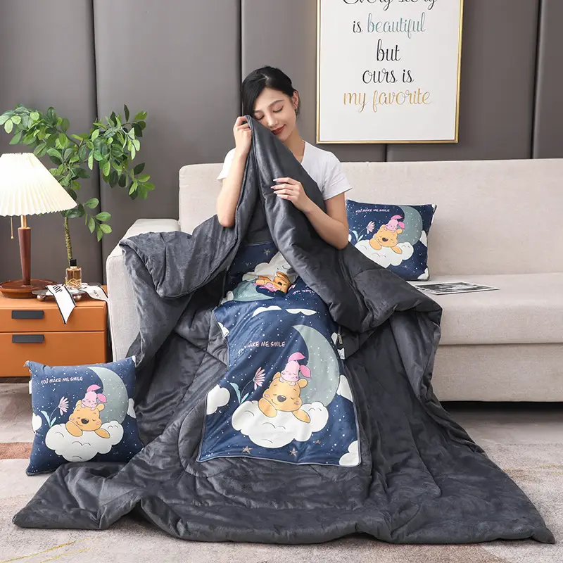 Thickened Pillow Quilt Dual Use Car Cushion Blanket - Image 6