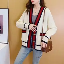 Black Knitted Cardigan Women's Outerwear 2025 Spring Fall — feature 10
