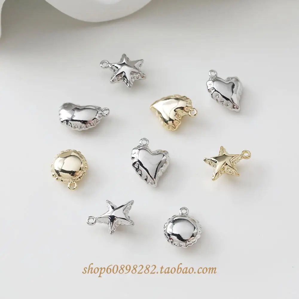 14K Gold Plated Heart Pendant Earrings Set — feature 4