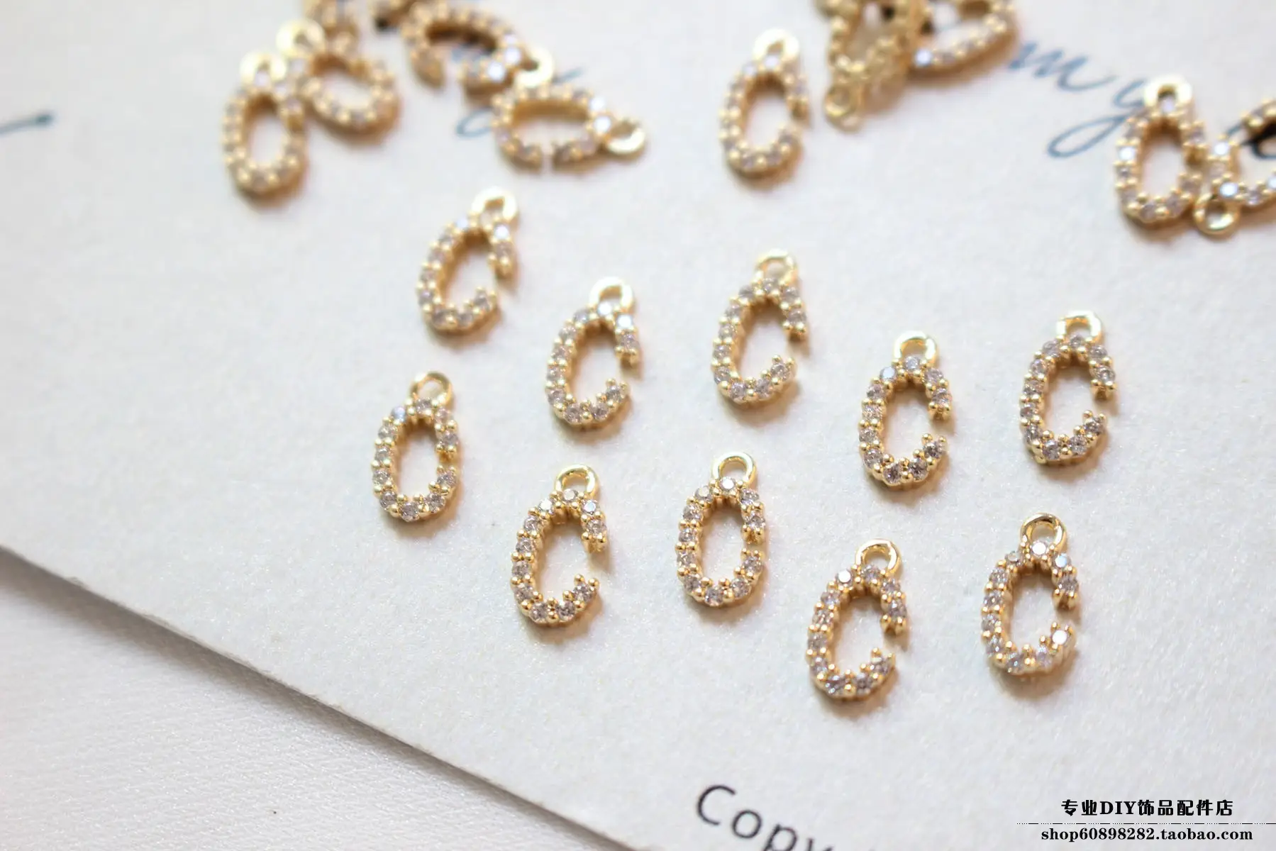 Copper Plated 18K Gold Zircon Earrings Bracelet Set — feature 11