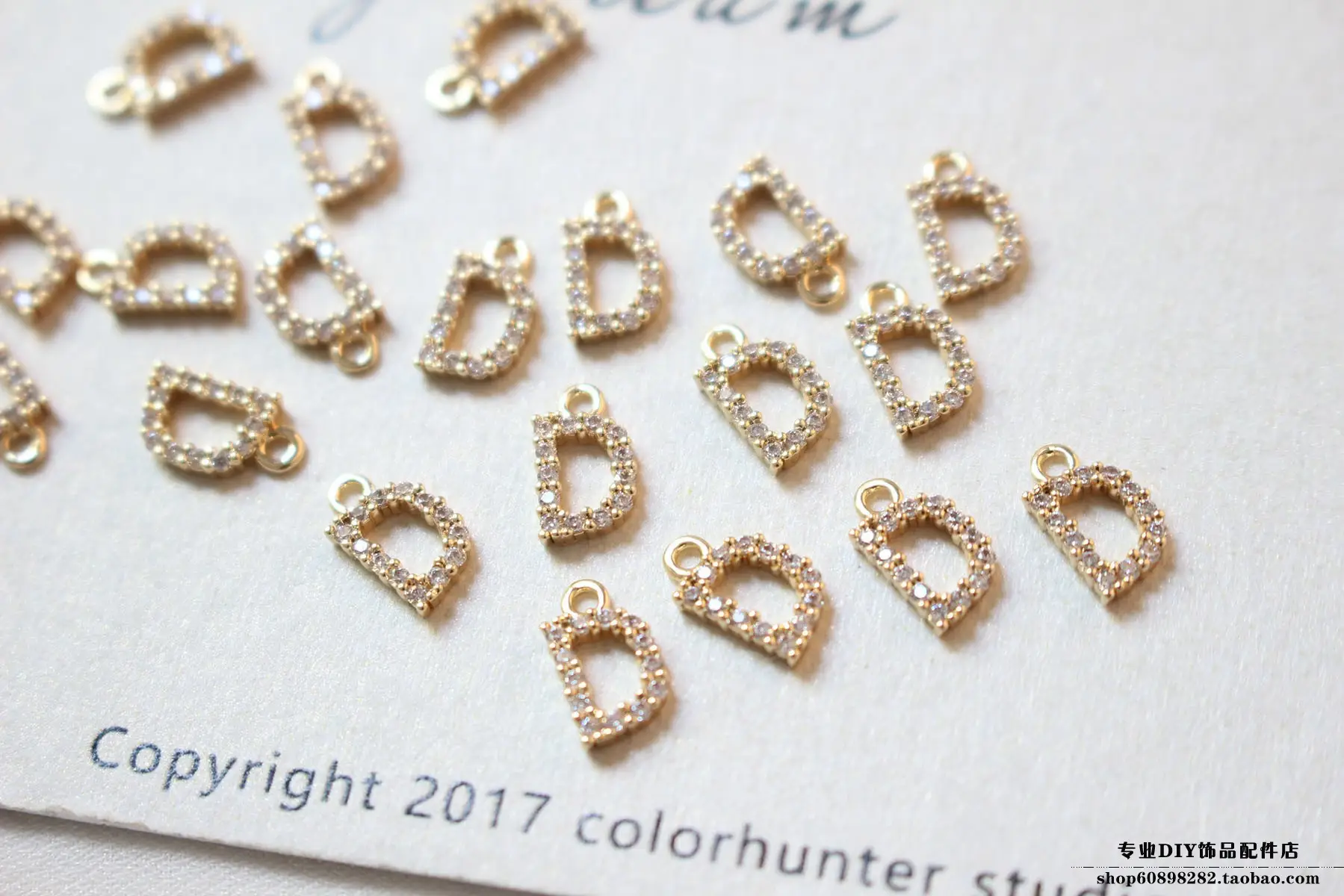 Copper Plated 18K Gold Zircon Earrings Bracelet Set — feature 15