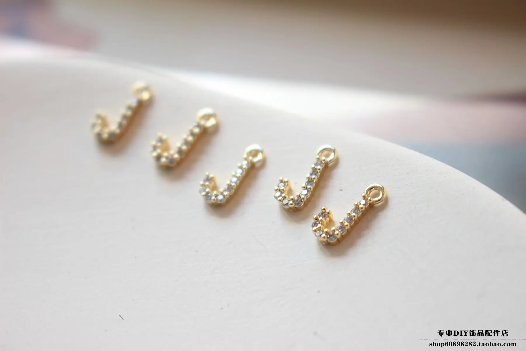 Copper Plated 18K Gold Zircon Earrings Bracelet Set — feature 23