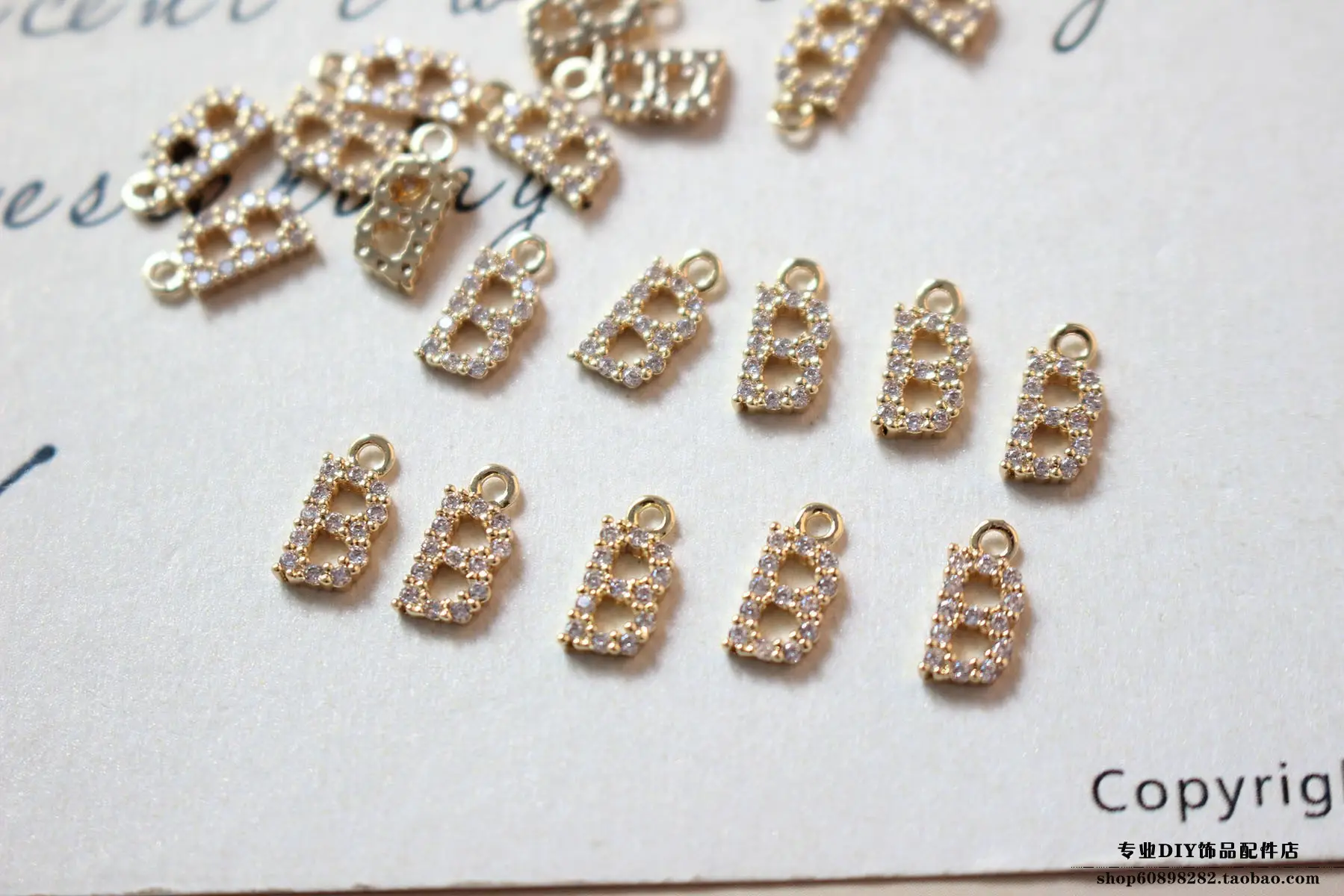 Copper Plated 18K Gold Zircon Earrings Bracelet Set — feature 9
