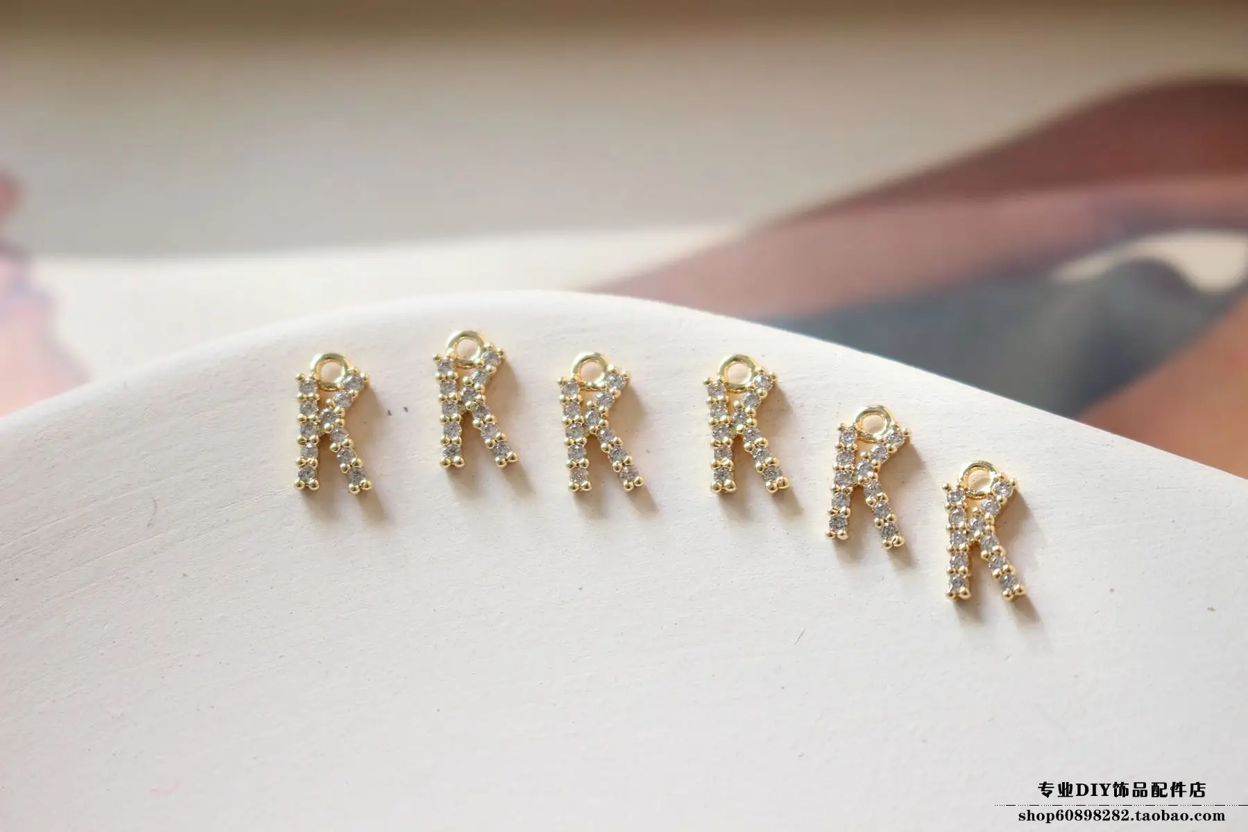 Copper Plated 18K Gold Zircon Earrings Bracelet Set