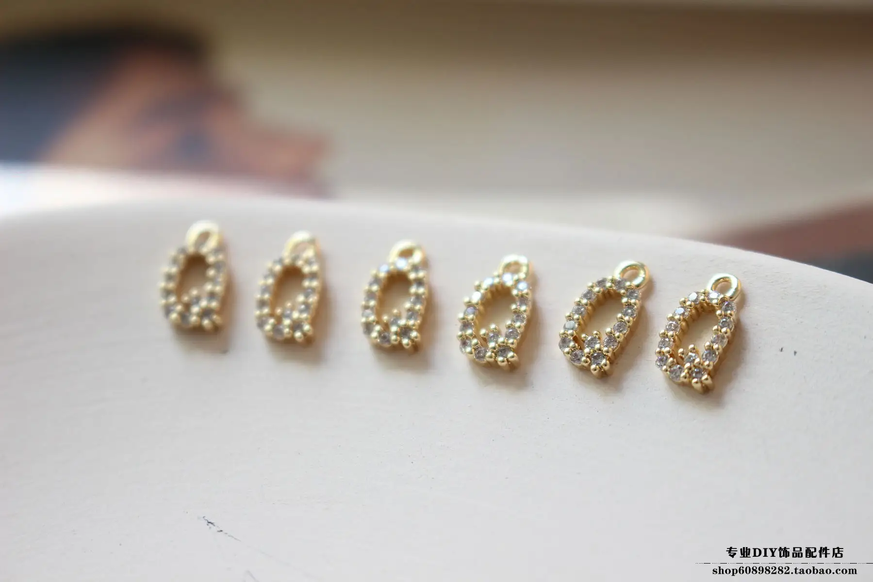 Copper Plated 18K Gold Zircon Earrings Bracelet Set