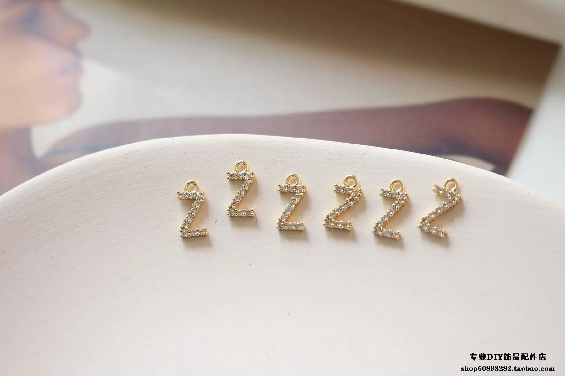 Copper Plated 18K Gold Zircon Earrings Bracelet Set