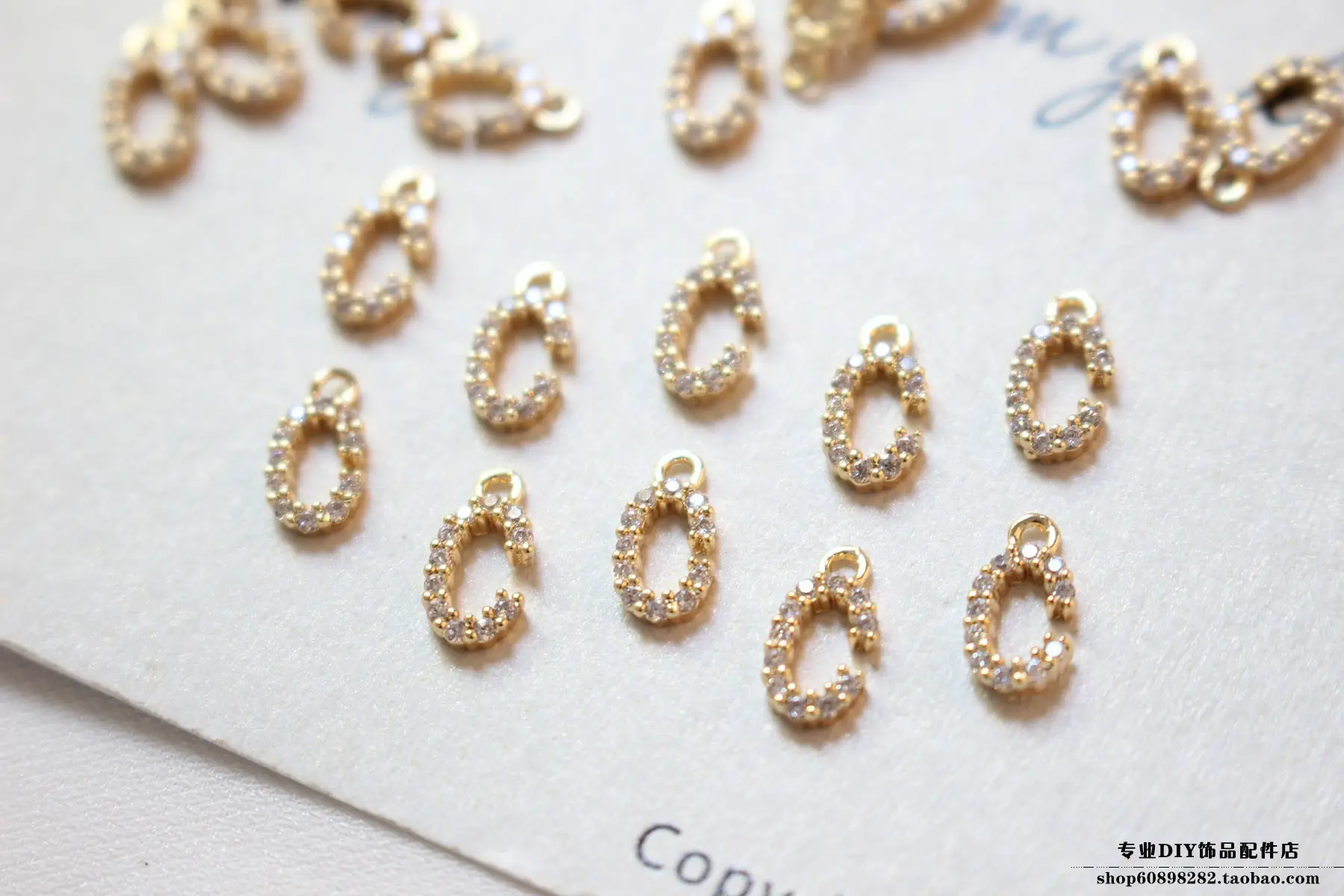 Copper Plated 18K Gold Zircon Earrings Bracelet Set