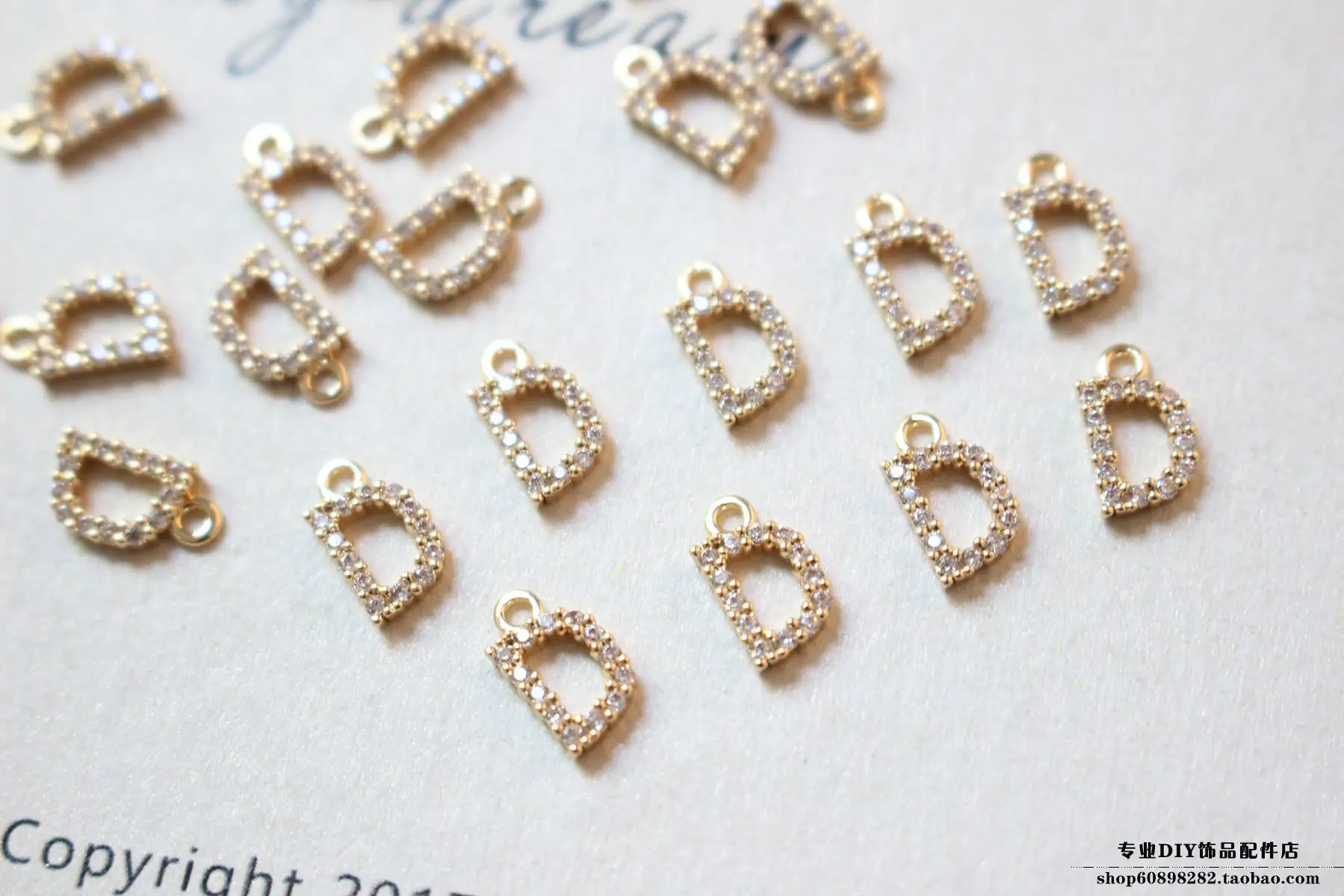 Copper Plated 18K Gold Zircon Earrings Bracelet Set