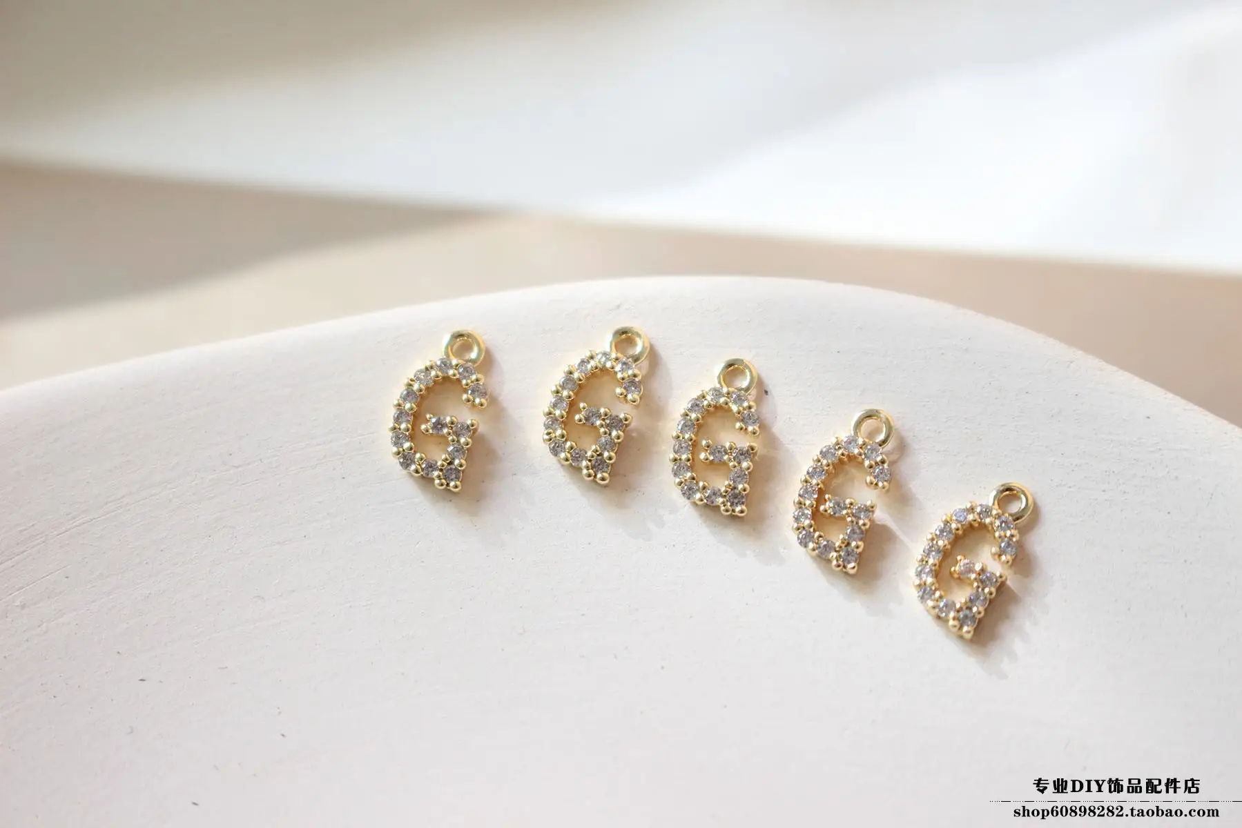 Copper Plated 18K Gold Zircon Earrings Bracelet Set