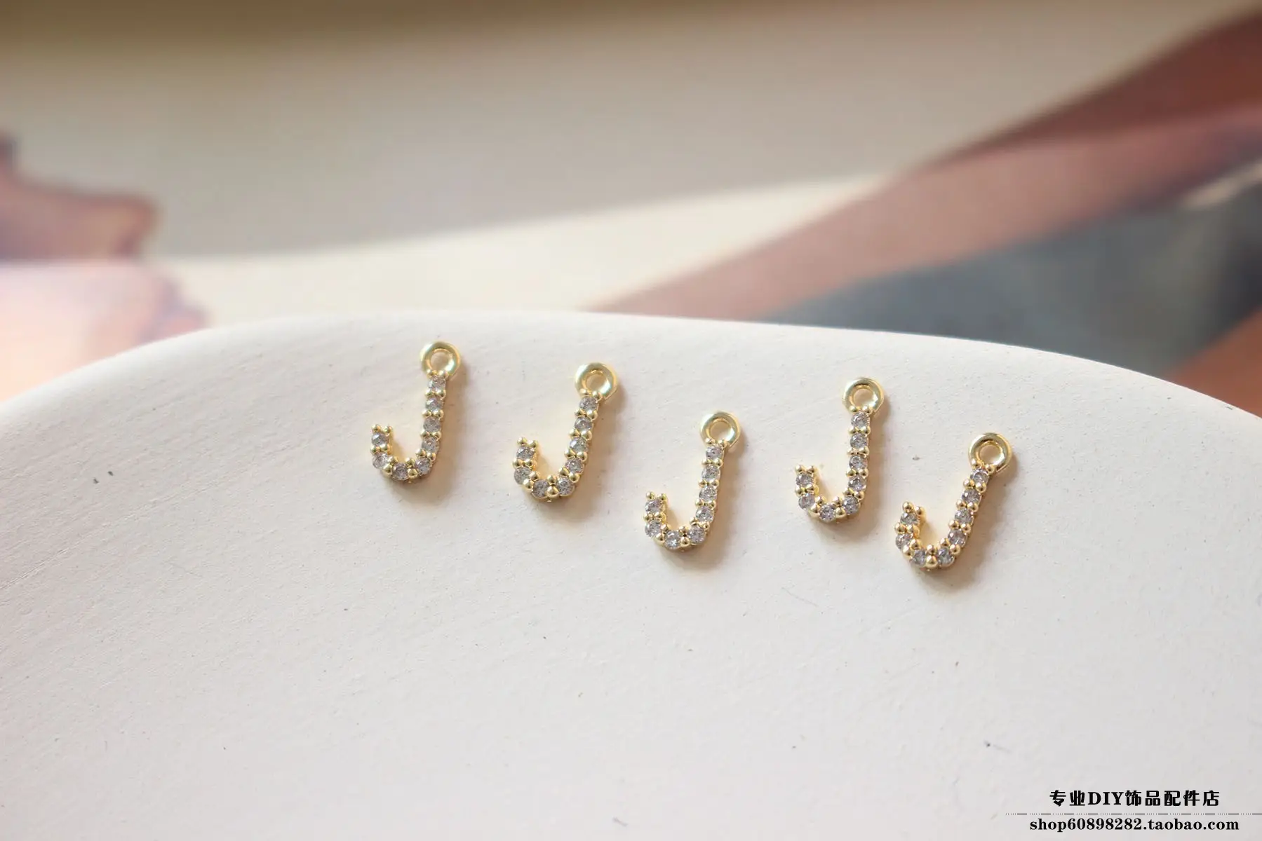 Copper Plated 18K Gold Zircon Earrings Bracelet Set