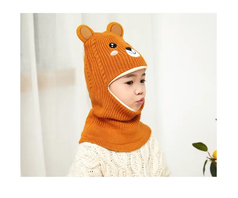 Kids Winter Face Mask Hat Set for Boys Fleece Lined — feature 15
