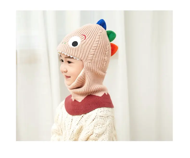 Kids Winter Face Mask Hat Set for Boys Fleece Lined — feature 8