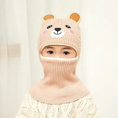 Kids Winter Face Mask Hat Set for Boys Fleece Lined - Image 11