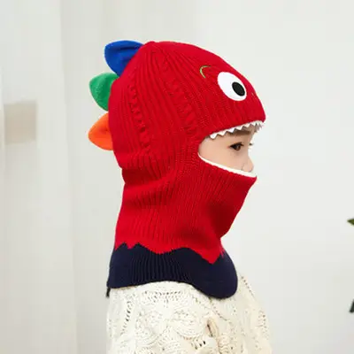 Kids Winter Face Mask Hat Set for Boys Fleece Lined - Image 14