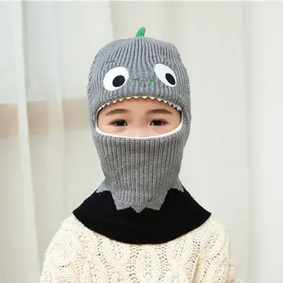 Kids Winter Face Mask Hat Set for Boys Fleece Lined - Image 16