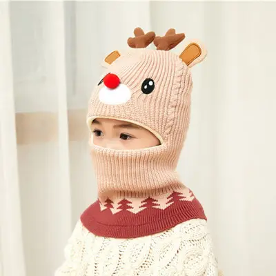 Kids Winter Face Mask Hat Set for Boys Fleece Lined - Image 22