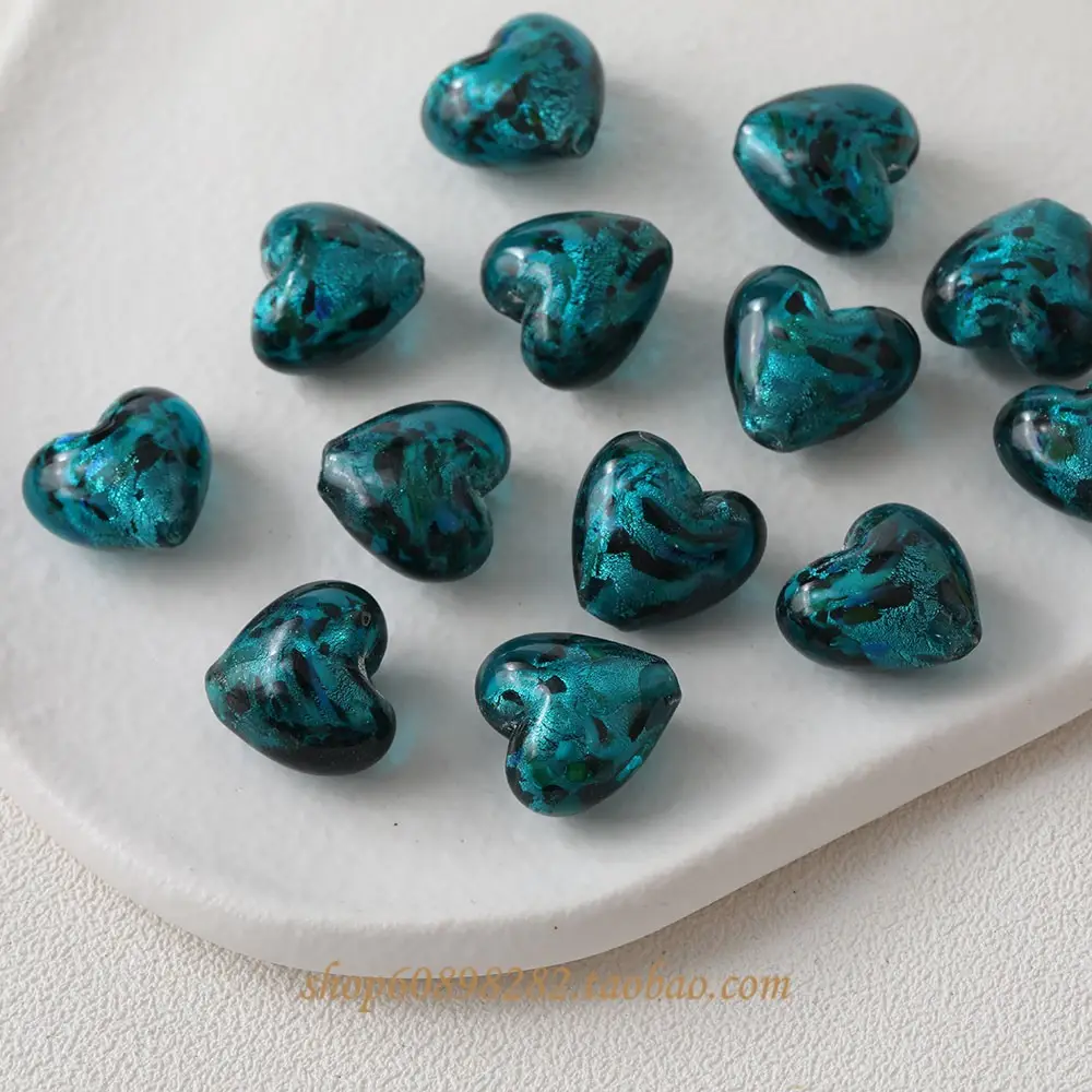 Vintage Heart Glass Jewelry Set for DIY Jewelry Making — feature 10