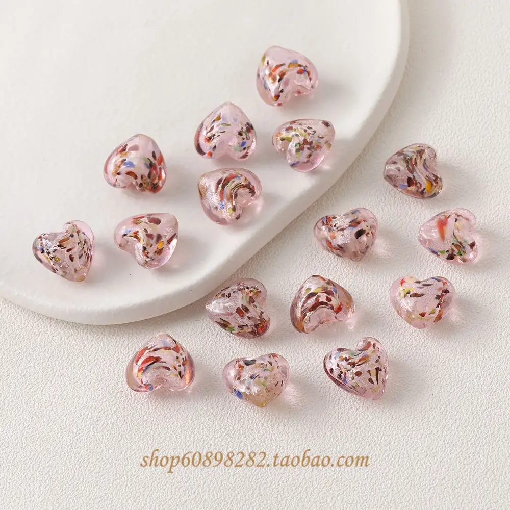 Vintage Heart Glass Jewelry Set for DIY Jewelry Making — feature 11