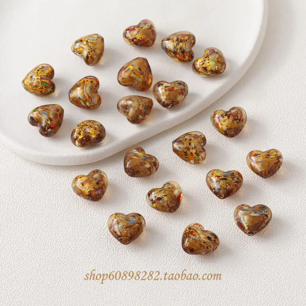Vintage Heart Glass Jewelry Set for DIY Jewelry Making — feature 18