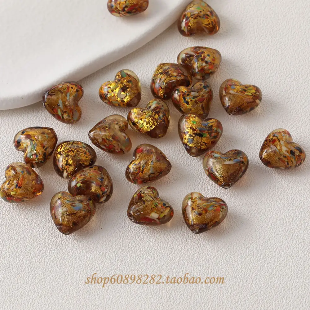Vintage Heart Glass Jewelry Set for DIY Jewelry Making — feature 19