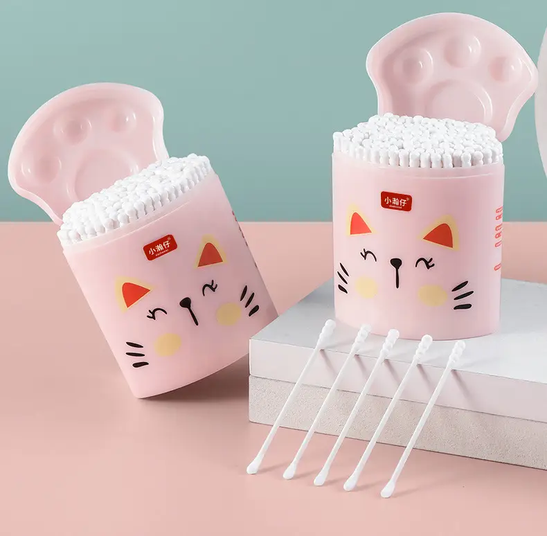 Double Head Cotton Swabs for Ear Cleaning Baby Makeup — feature 20