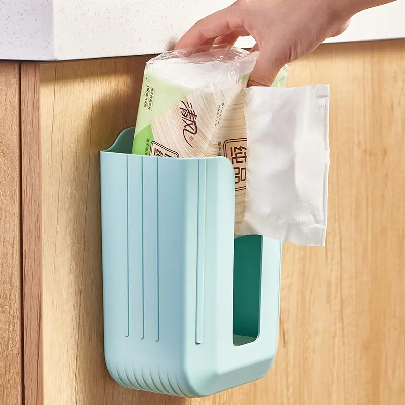 Wall-Mounted Tissue Box with Traceless Adhesive Design - Image 6