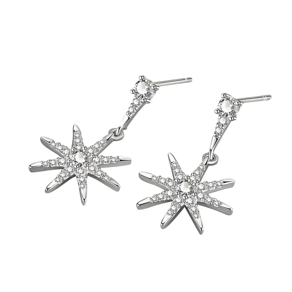 Eight Awn Star Earrings for Women Cold Style 2022 - Image 6