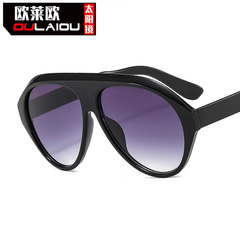 European toad glasses 2024 UV400 round anti-UV - Image 4
