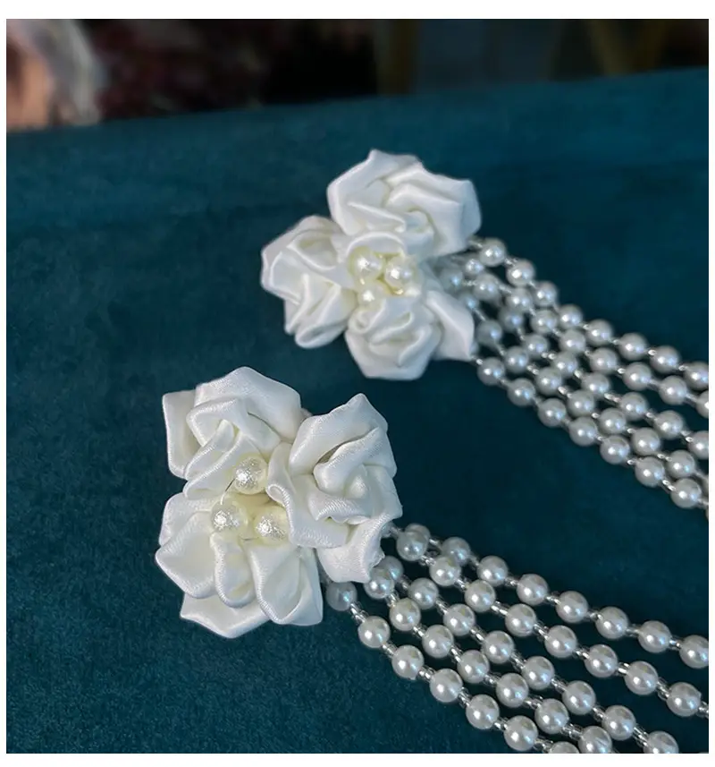 Fairy Style Pearl Tassel Earrings for Women — feature 11