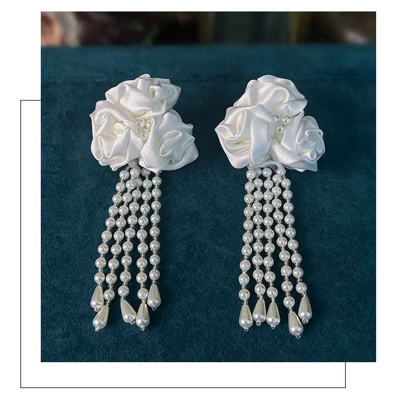Fairy Style Pearl Tassel Earrings for Women — feature 6