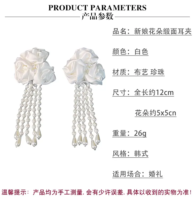 Fairy Style Pearl Tassel Earrings for Women — feature 7