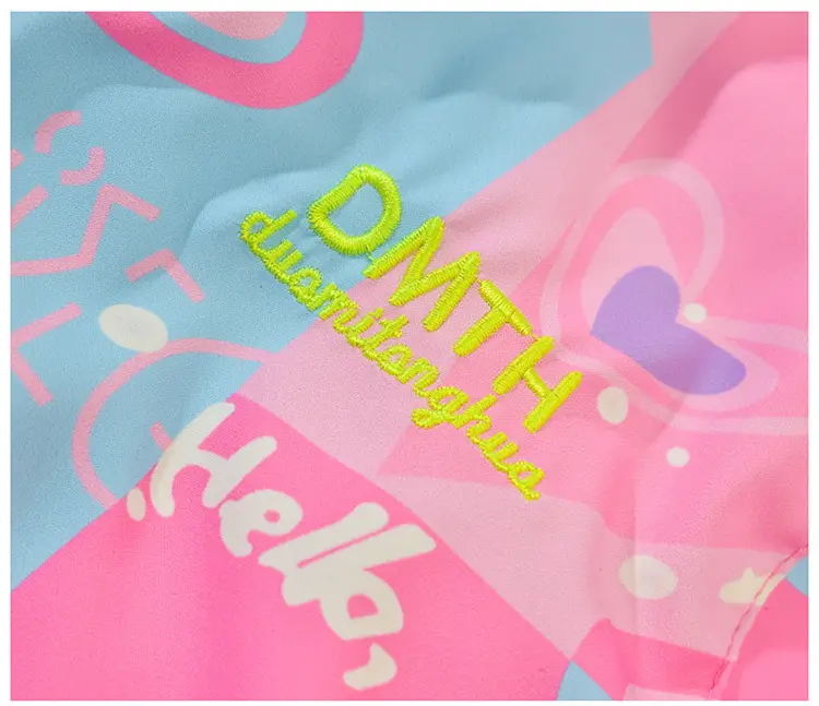 Girls' Pink Heart Print Windbreaker 2025 — feature 13