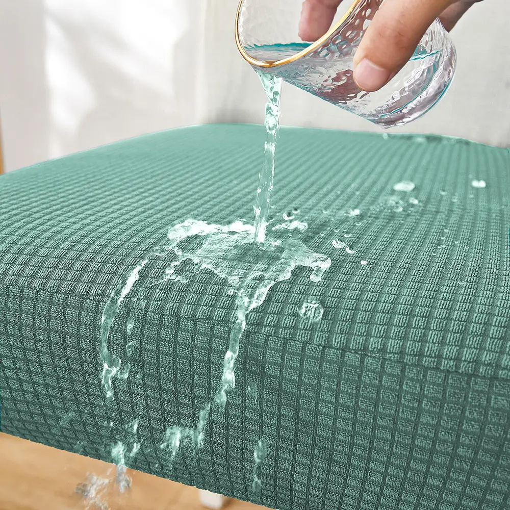 Waterproof Elastic Chair Cover Solid Color - Image 13