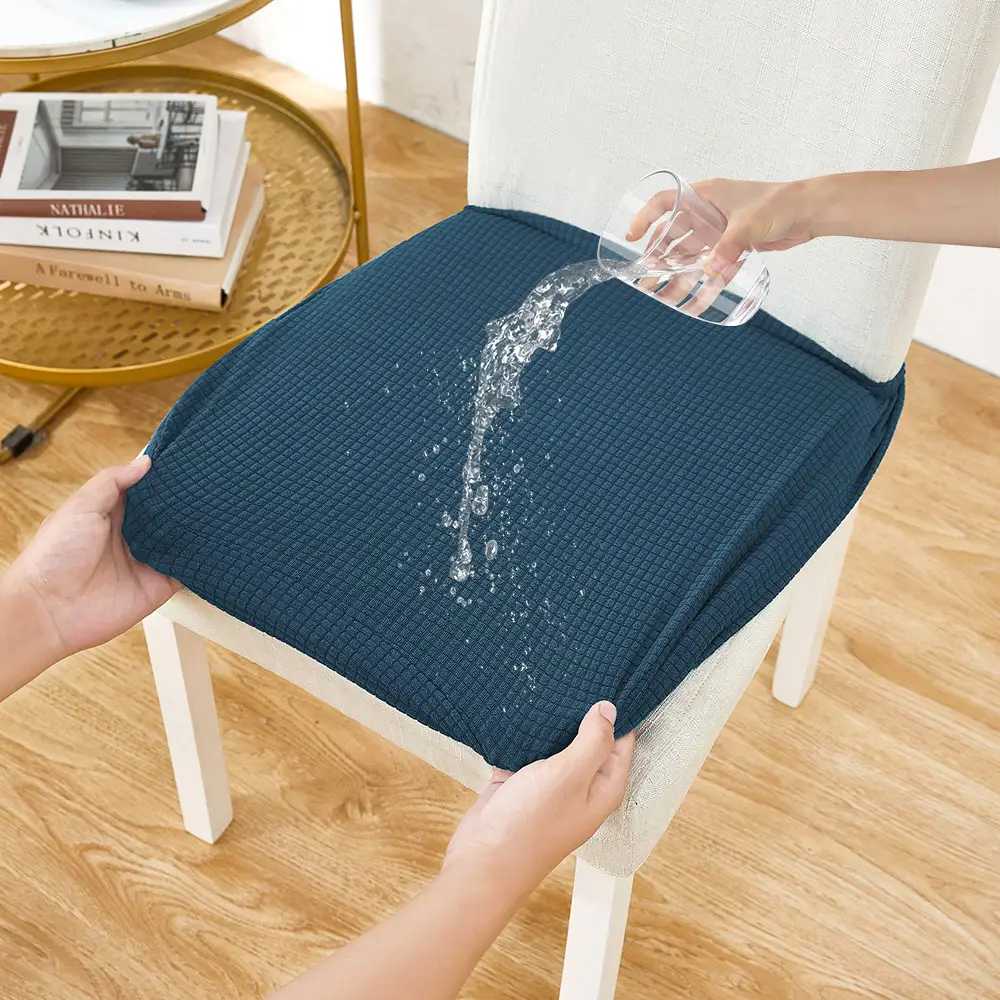 Waterproof Elastic Chair Cover Solid Color - Image 10