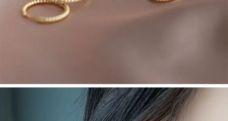 Gold Plated Korean Small Earrings for Women — feature 5