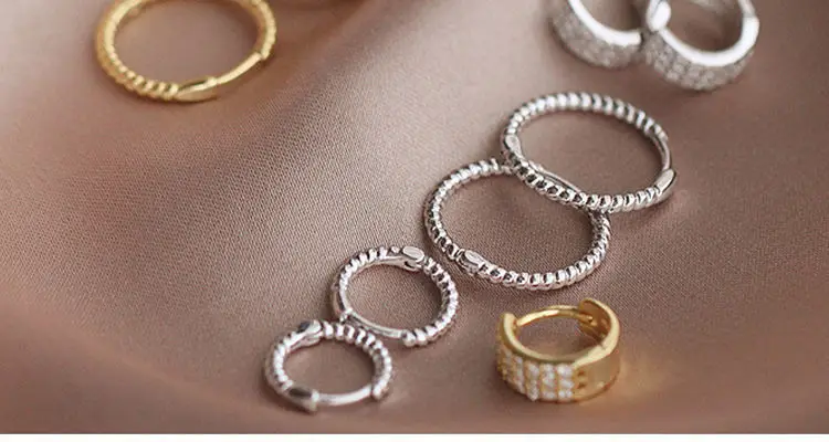 Gold Plated Korean Small Earrings for Women — feature 8