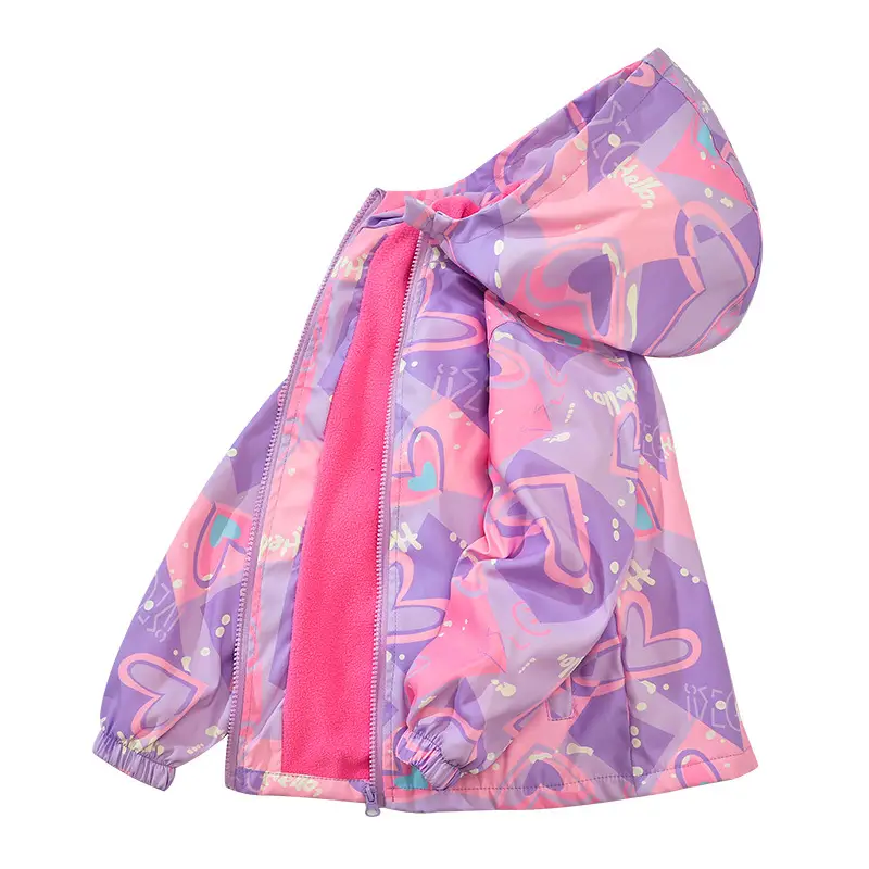 Girls Velvet Korean Coat Windproof Autumn Top - Image 13