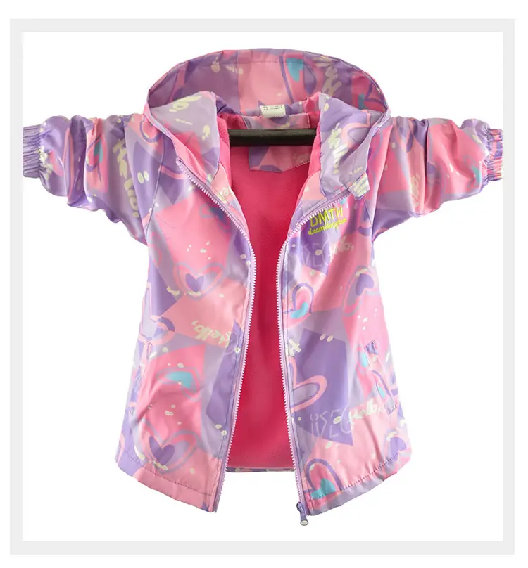 Girls Velvet Korean Coat Windproof Autumn Top — feature 12
