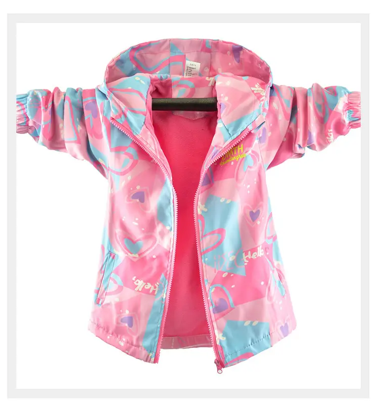 Girls Velvet Korean Coat Windproof Autumn Top — feature 9