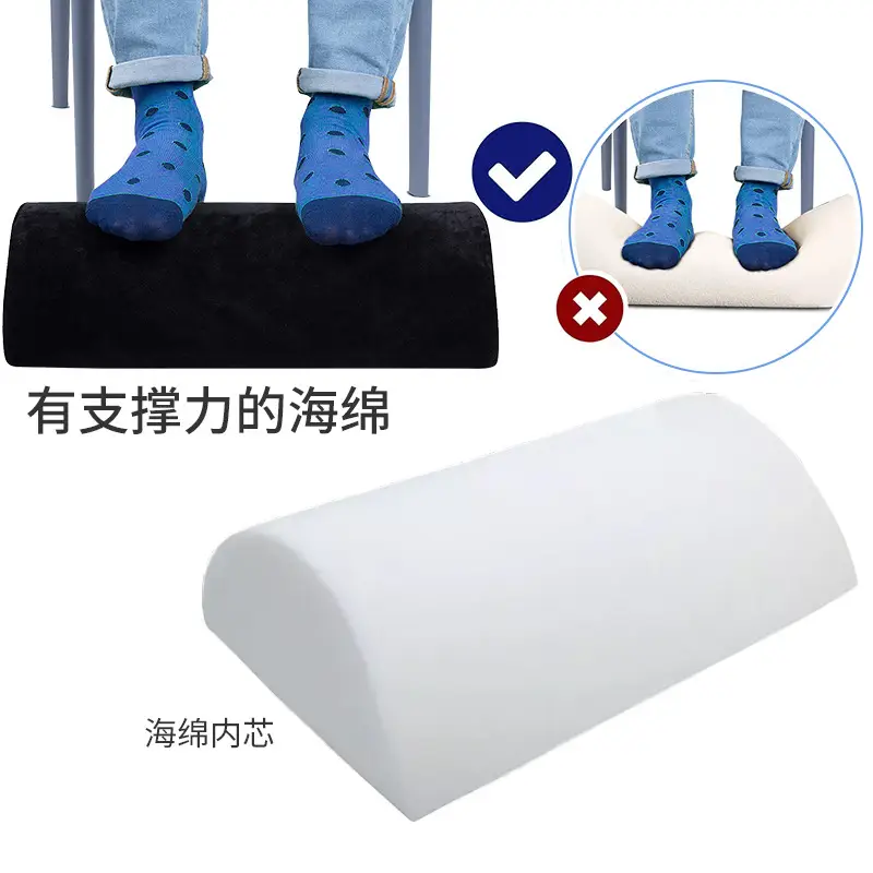 Memory Foam Foot Mat Non-Slip Pillow for Office Rest - Image 4