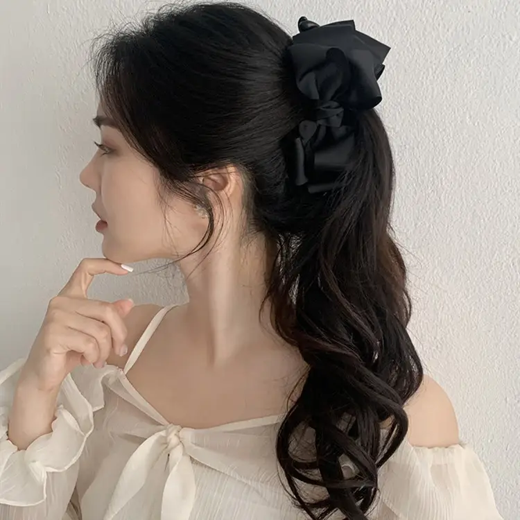Pink Bow Hairpin for Women's Hair Accessory - Image 8