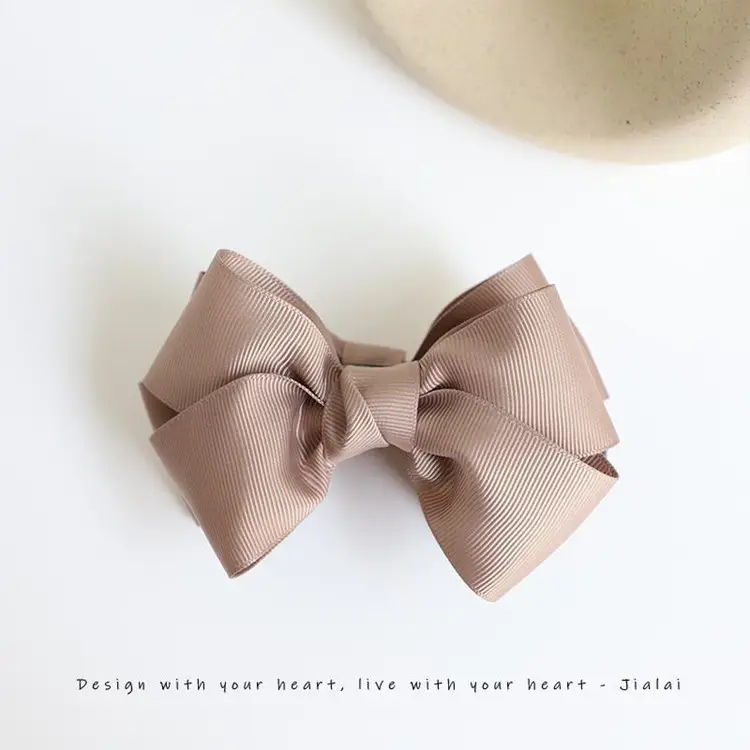Pink Bow Hairpin for Women's Hair Accessory - Image 4