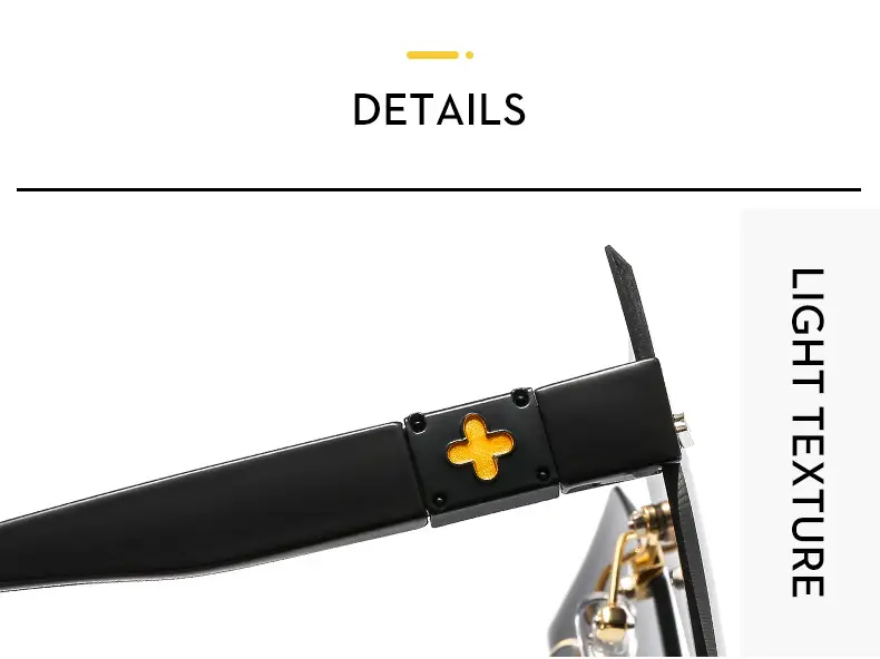 2022 New Style Black Sunglasses with 4-Leverage Frame — feature 13