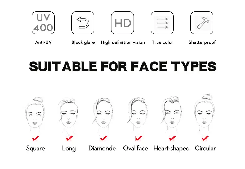 2022 New Style Black Sunglasses with 4-Leverage Frame — feature 4