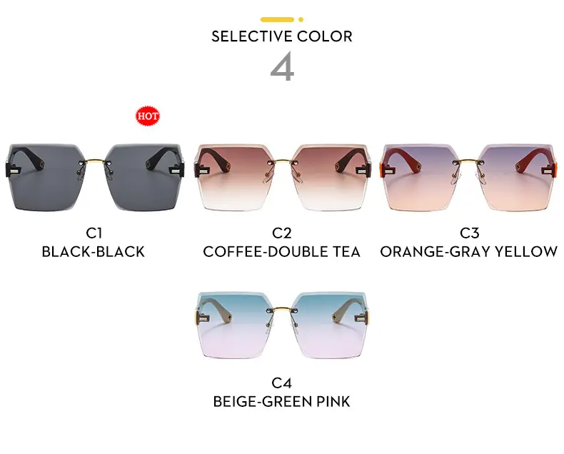 2022 New Style Black Sunglasses with 4-Leverage Frame — feature 7